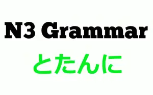 N3 Grammar totanni