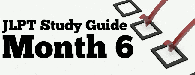 JLPT Study Guide – Month 6 post image