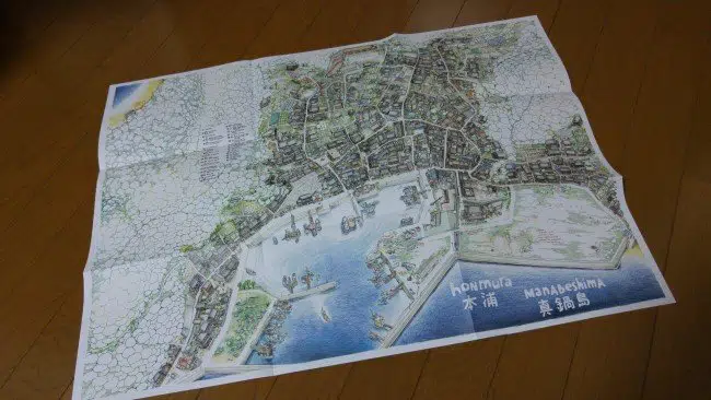 Manabeshima-map